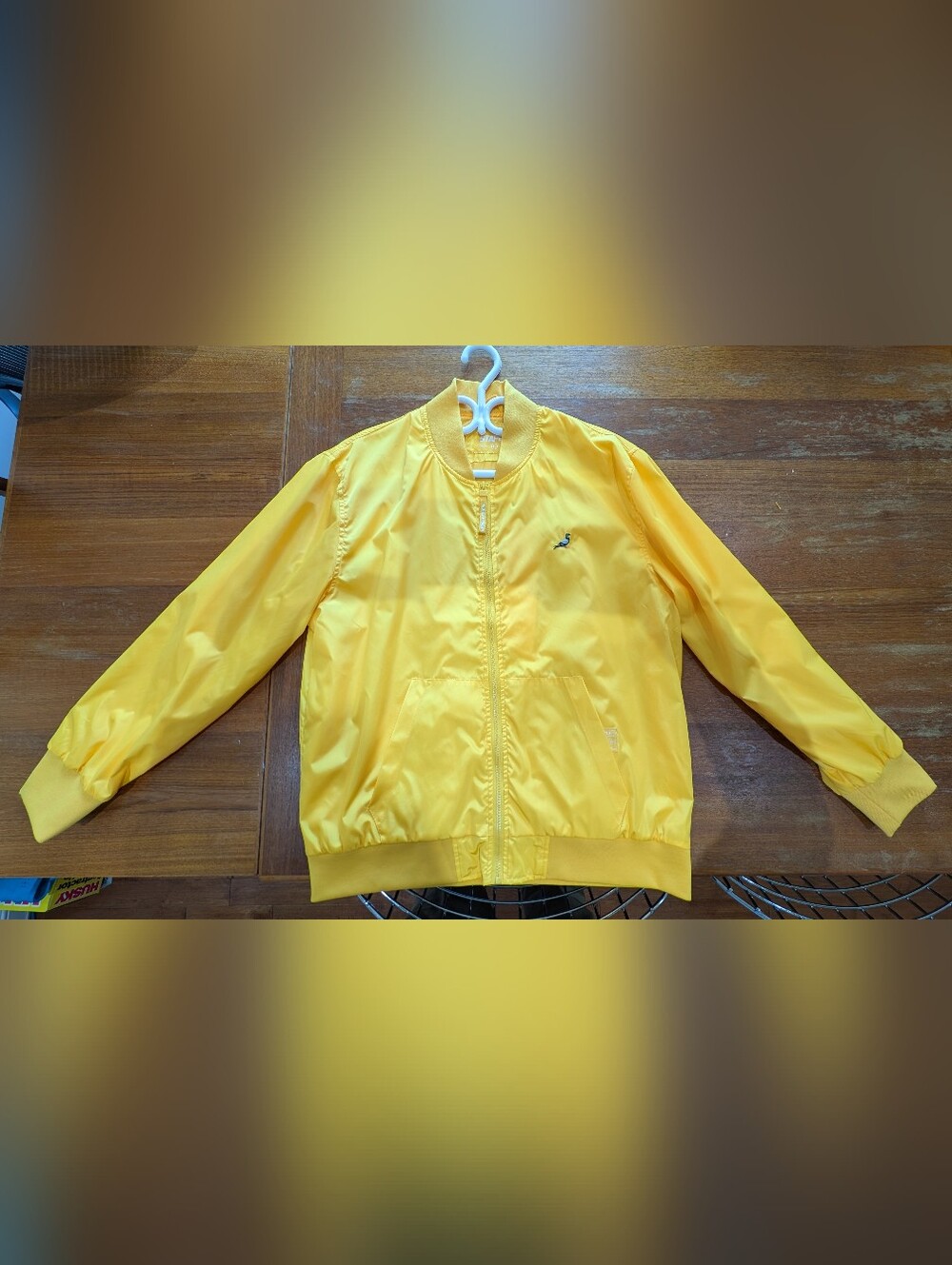 Staple Pigeon Yellow Nylon Bomber Jacket - Men's L - Jeff Staple Streetwear
